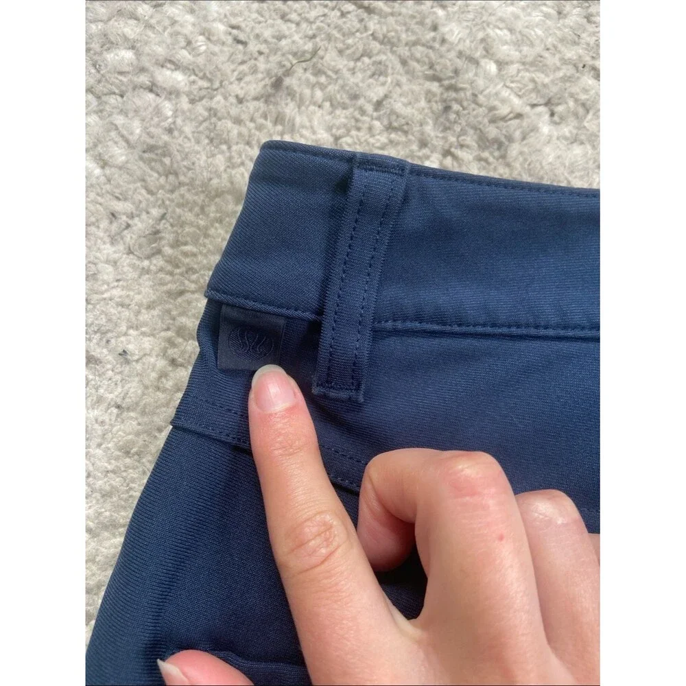 Men's Lululemon ABC 5 pocket Pants Navy Warpstreme